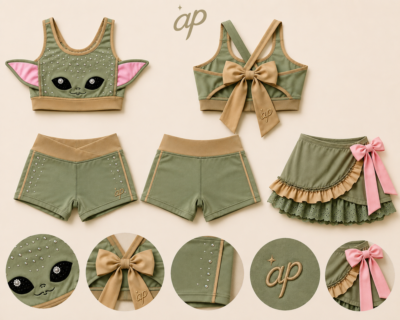 Baby Yoda Activewear Set