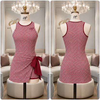Game Day Gingham Dress