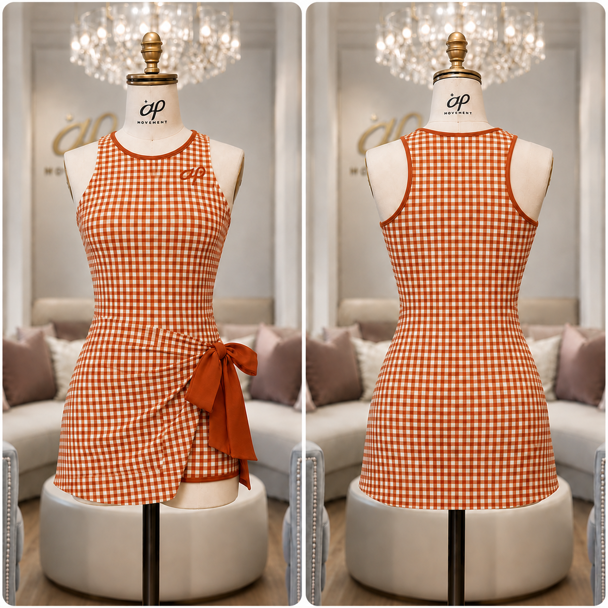 Game Day Gingham Dress