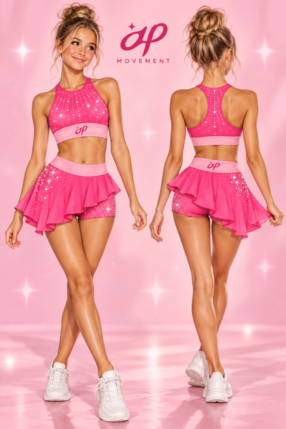 Pink Sparkle Activewear Set