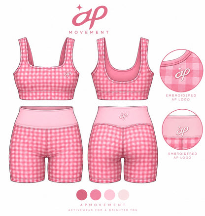 Pink Picnic Athletic Set