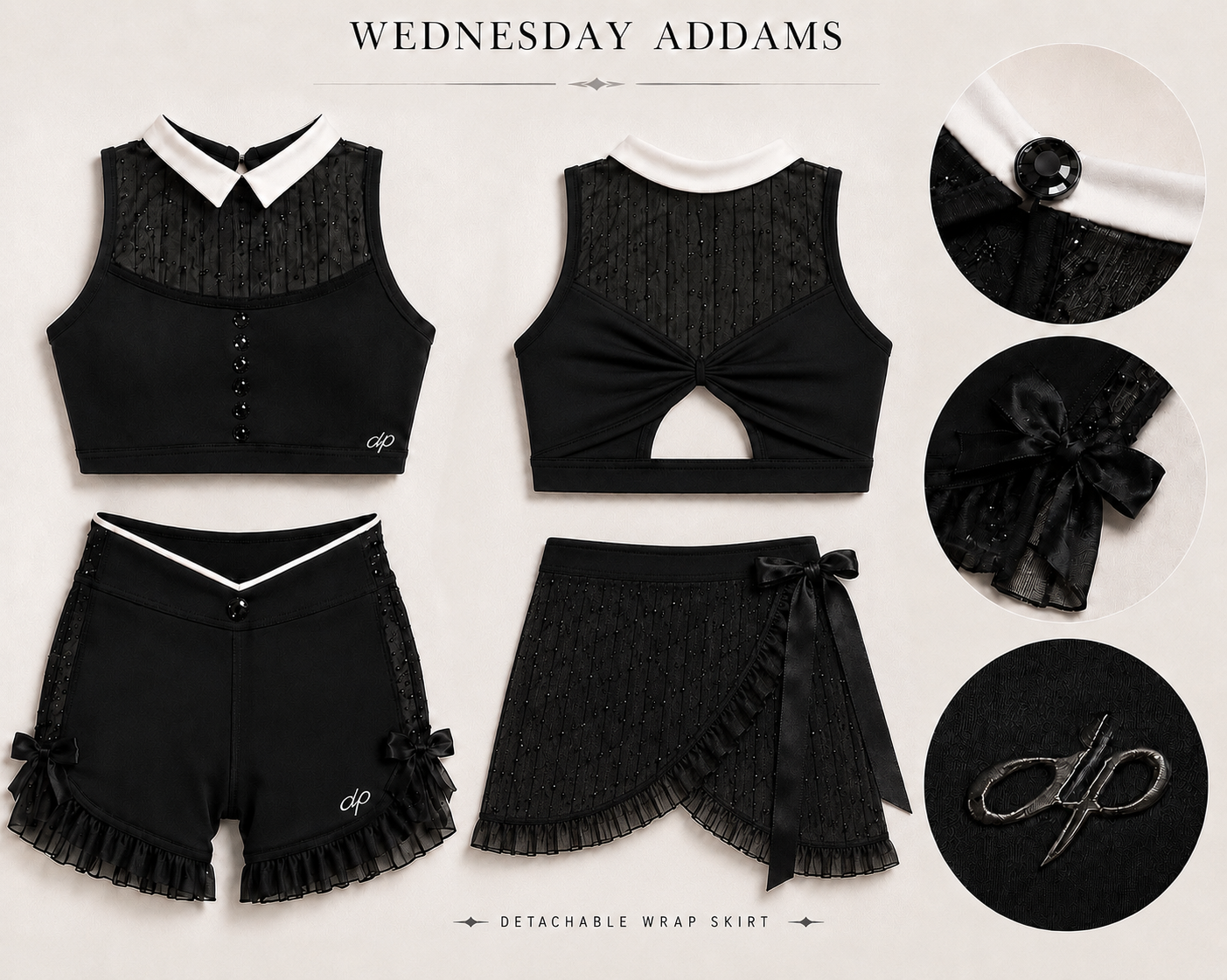 Wednesday Addams Activewear Set