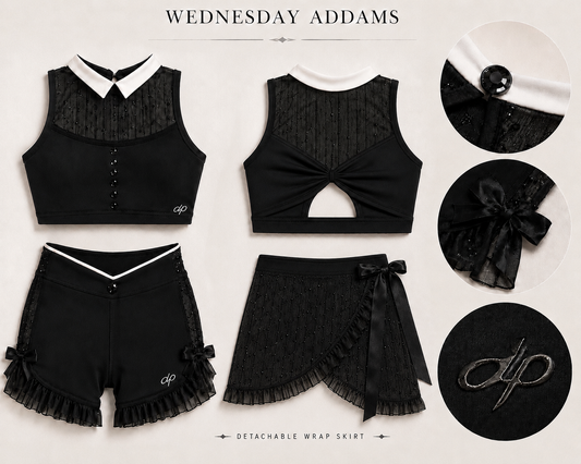 Wednesday Addams Activewear Set