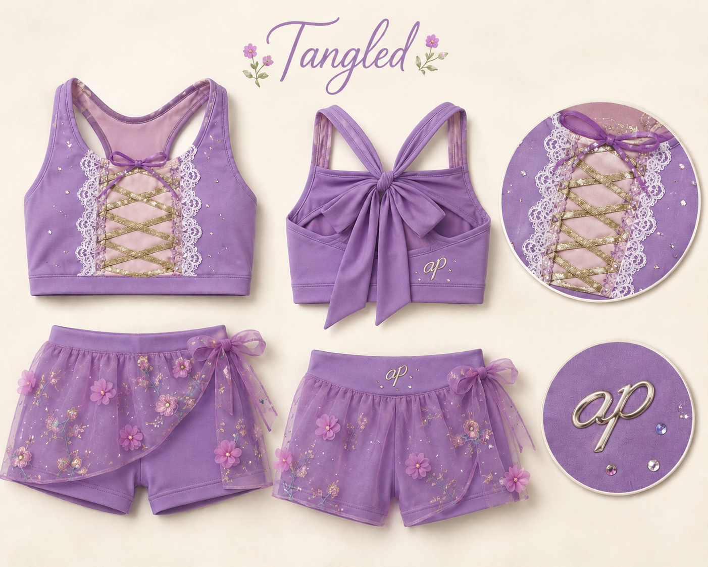 Tangled Activewear Set