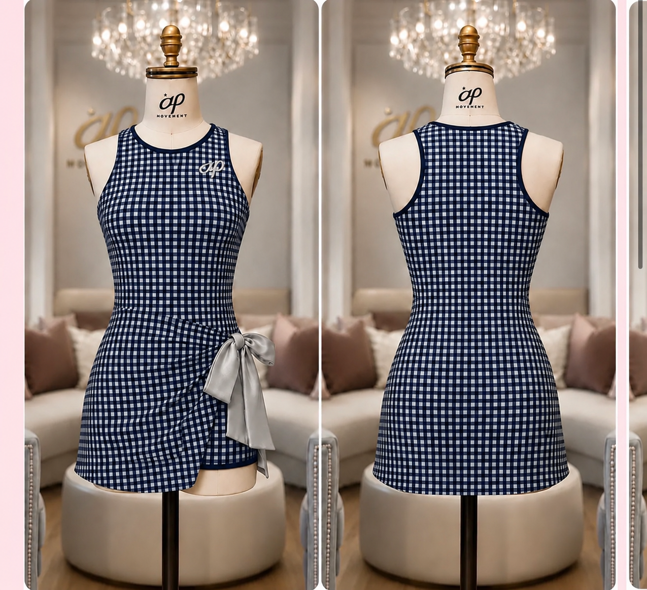 Game Day Gingham Dress