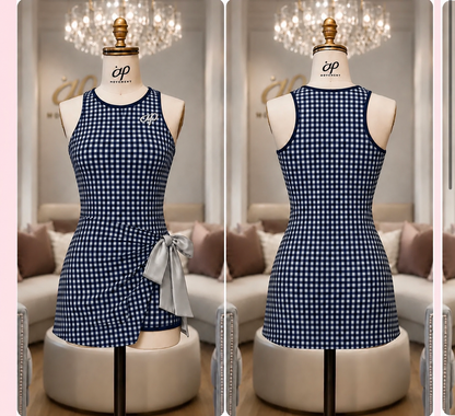 Game Day Gingham Dress